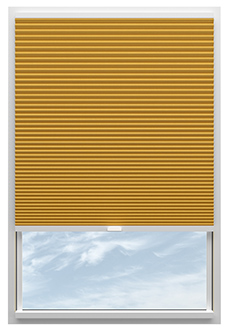Umbra (Blackout), Maize - Stick Fit Honeycomb Blind